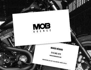 MOB agence cartes d'affaires